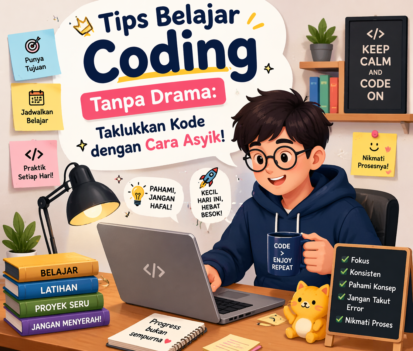 Tips Belajar Coding Tanpa Drama: Taklukkan Kode dengan Cara Asyik!
