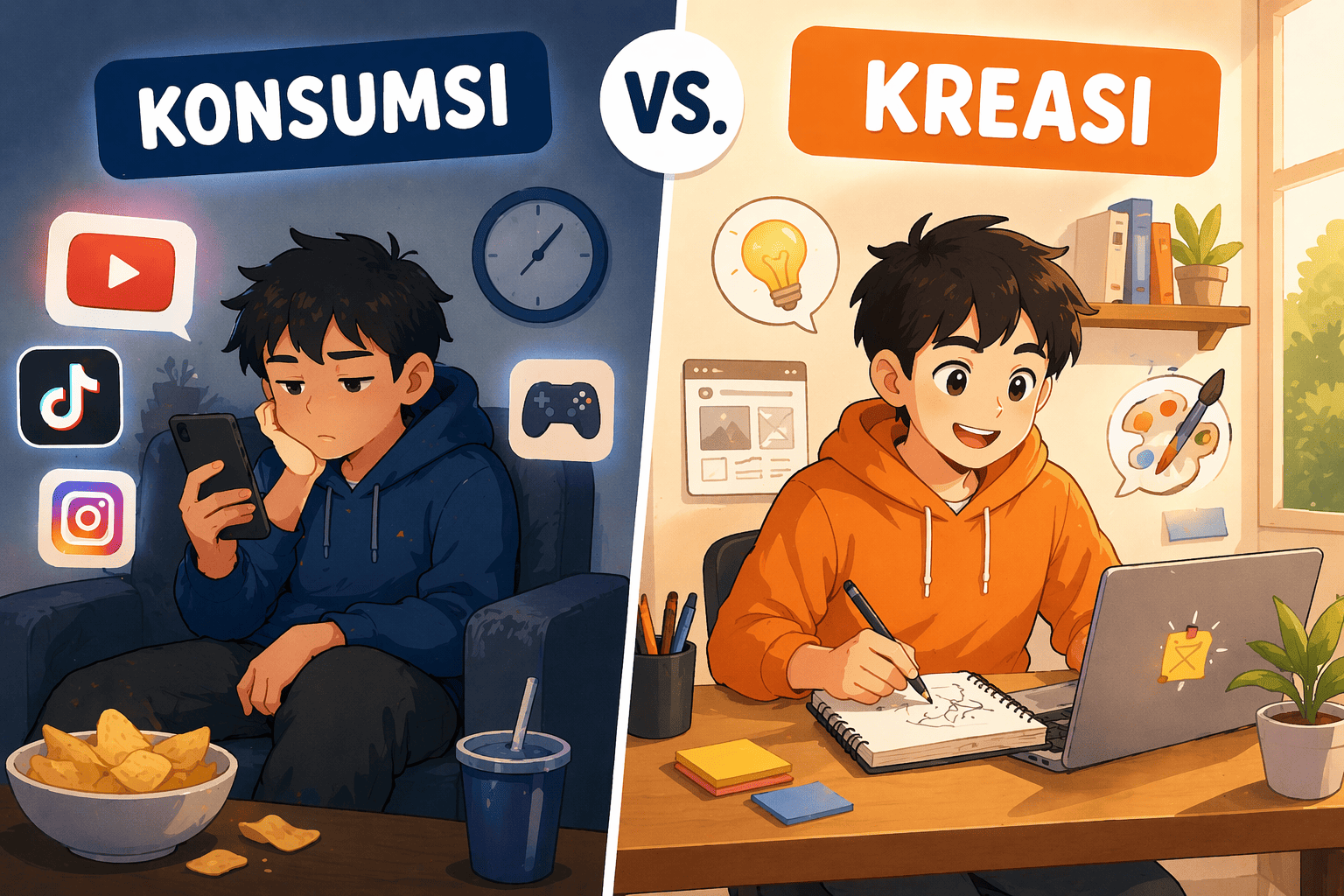 Konsumsi vs. Kreasi: Memahami Perbedaan Fundamental